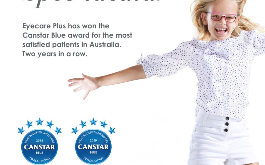 Canstar Blue 2019 Optical Awards winner Eyecare Plus