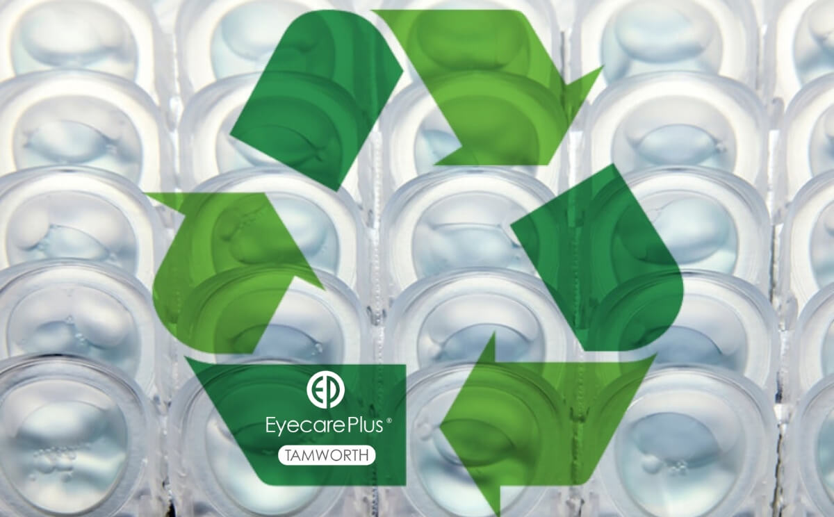 Recycle your contact lens waste Eyecare Plus Tamworth Optometrist